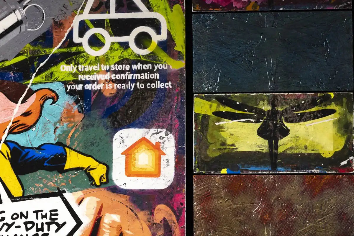 Swarm - Deluxe XL Edition 10 - SOLD by artist Lhouette - Wyecliffe Galleries