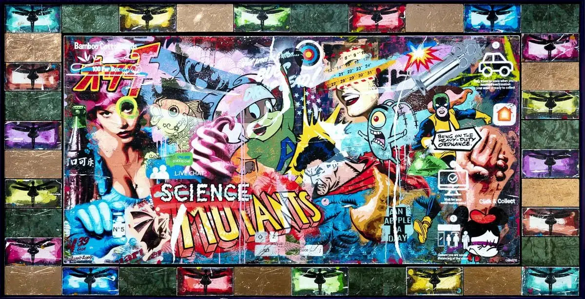 Swarm - Deluxe XL Edition 6 -SOLD by artist Lhouette - Wyecliffe Galleries