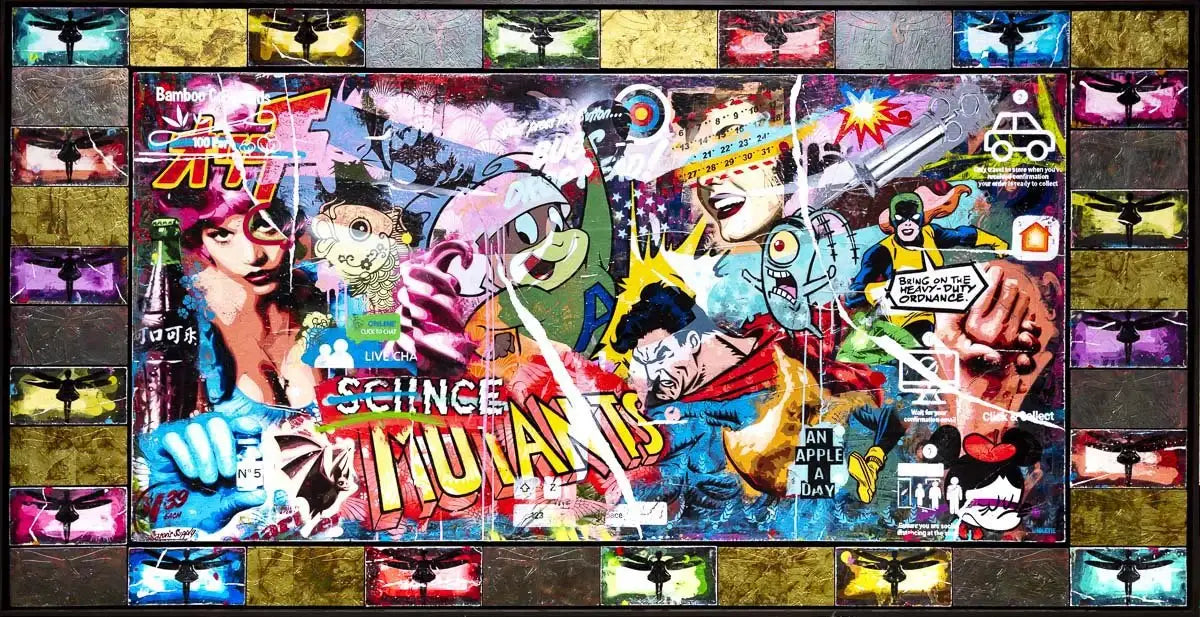 Swarm - Deluxe XL Edition 7 - SOLD by artist Lhouette - Wyecliffe Galleries