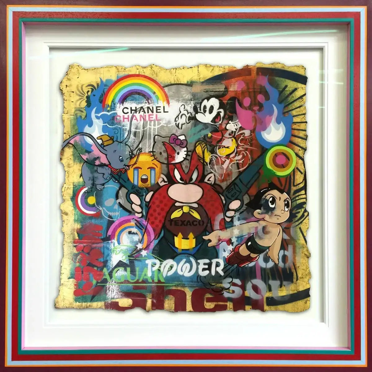 Texaco - SOLD by artist Lhouette - Wyecliffe Galleries