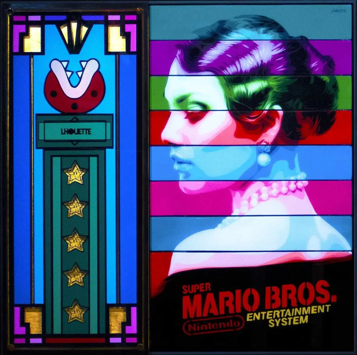 The Game - Video Heaven - Original - SOLD by artist Lhouette - Wyecliffe Galleries