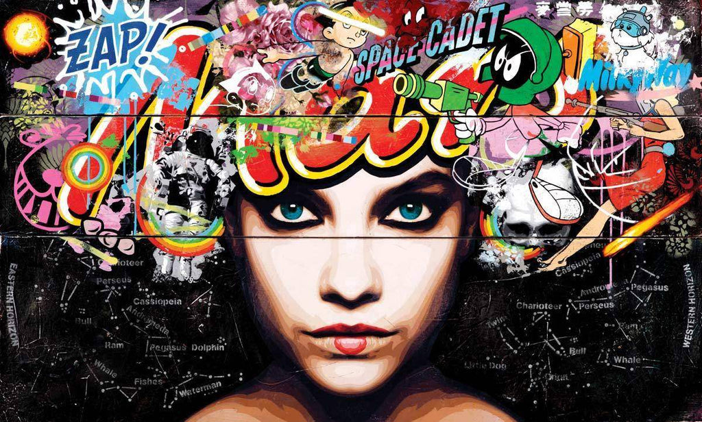 The Girl From Planet 9 - Boutique Edition - Rare Edition - SOLD by artist Lhouette - Wyecliffe Galleries