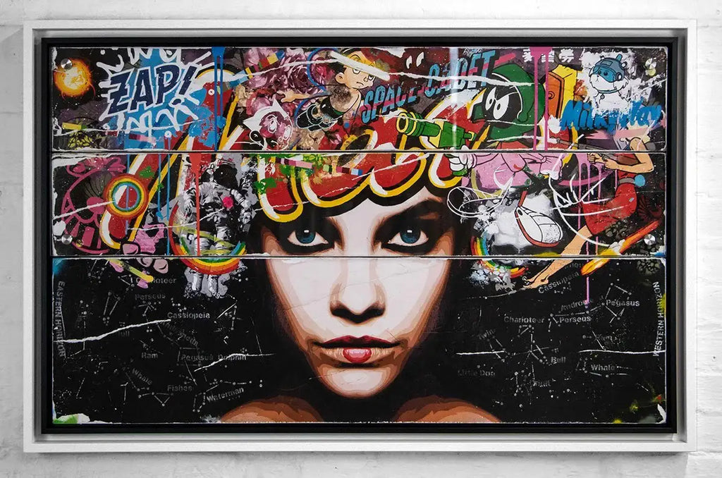 The Girl From Planet 9 - Boutique Edition - Rare Edition - SOLD by artist Lhouette - Wyecliffe Galleries