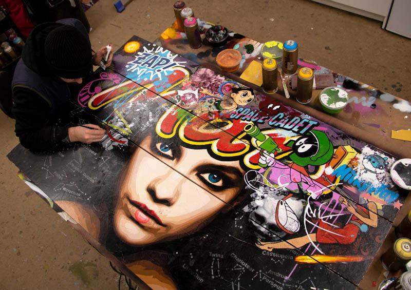 The Girl From Planet 9 - Boutique Edition - Rare Edition - SOLD by artist Lhouette - Wyecliffe Galleries