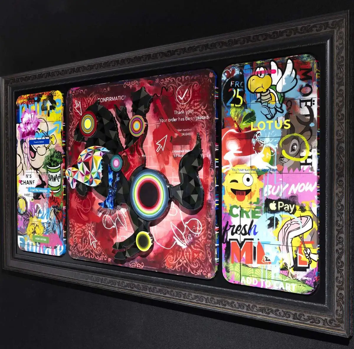 The Hunter King - Original - SOLD by artist Lhouette - Wyecliffe Galleries