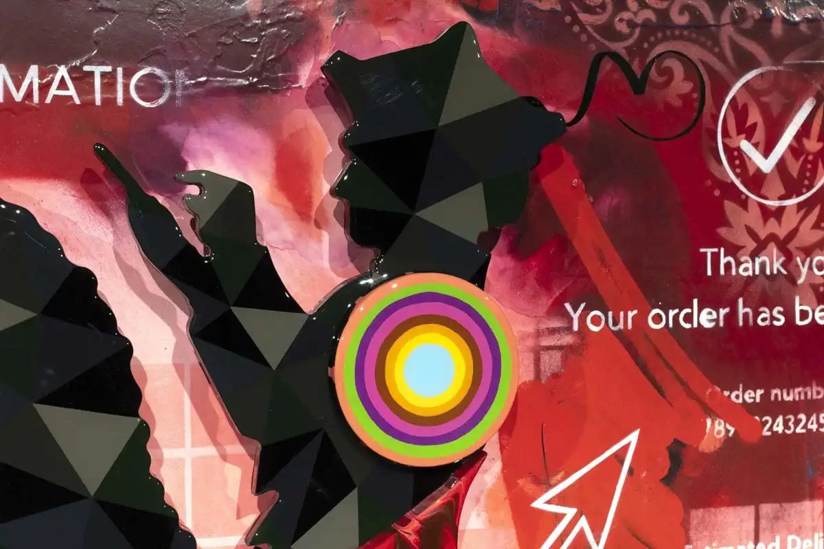 The Hunter King - Original - SOLD by artist Lhouette - Wyecliffe Galleries