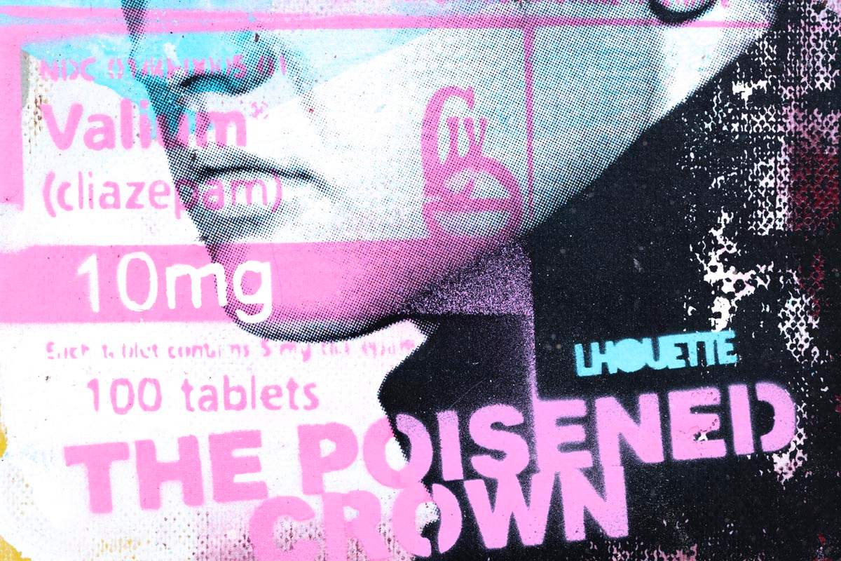 The Poisoned Crown - Original - SOLD by artist Lhouette - Wyecliffe Galleries