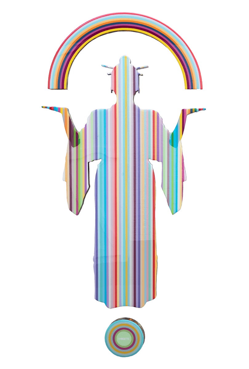 Tokyo Dreaming Medium - Original Wall Sculpture - SOLD by artist Lhouette - Wyecliffe Galleries