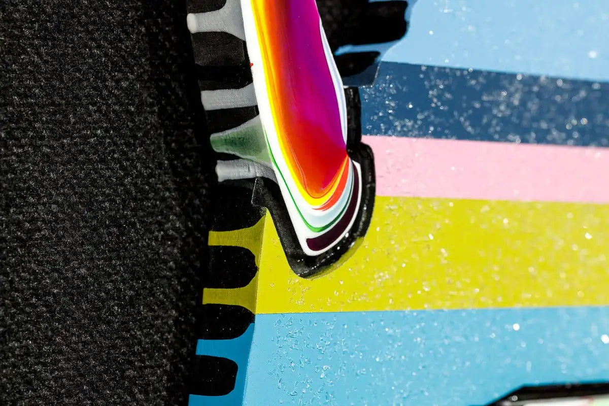 Tokyo Dreaming - Mini Marbled Wall Sculpture - SOLD by artist Lhouette - Wyecliffe Galleries