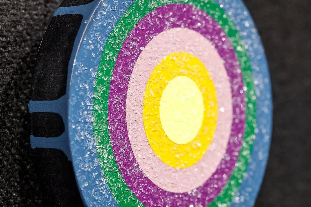 Tokyo Dreaming - Mini Marbled Wall Sculpture - SOLD by artist Lhouette - Wyecliffe Galleries