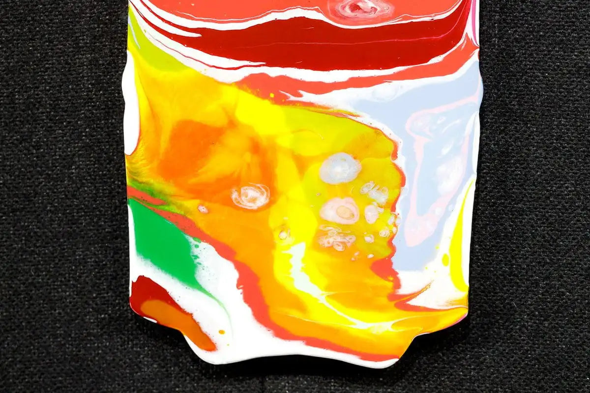 Tokyo Dreaming - Mini Marbled Wall Sculpture - SOLD by artist Lhouette - Wyecliffe Galleries