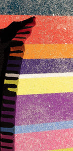 Tokyo Dreaming Striped - SOLD by artist Lhouette - Wyecliffe Galleries