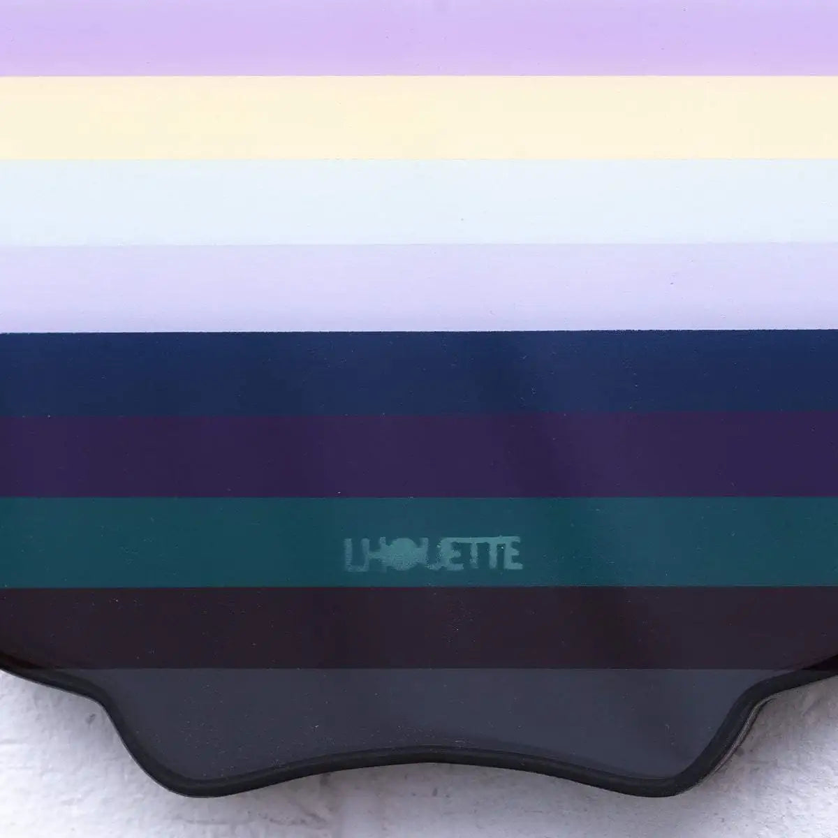 Tokyo Dreaming Three Part Striped Miniature Wall Sculpture - Original - SOLD by artist Lhouette - Wyecliffe Galleries