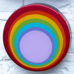 Tokyo Dreaming Three Part Striped Miniature Wall Sculpture - Original - SOLD by artist Lhouette - Wyecliffe Galleries