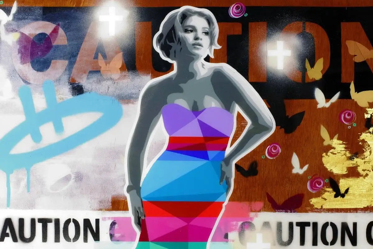 Up Dressed - Original - SOLD by artist Lhouette - Wyecliffe Galleries