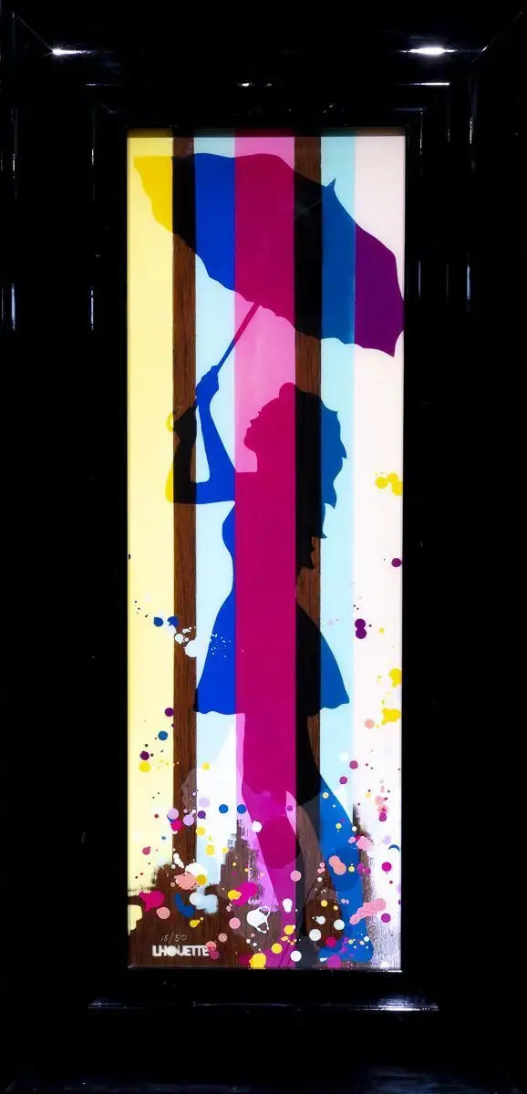 Weather Girl & Weather Man - Matching Edition Set - SOLD by artist Lhouette - Wyecliffe Galleries