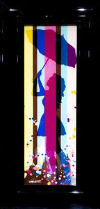 Weather Girl & Weather Man - Matching Edition Set - SOLD by artist Lhouette - Wyecliffe Galleries