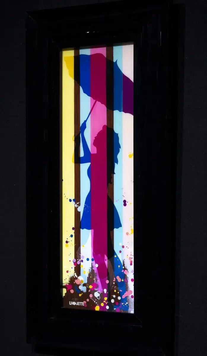 Weather Girl & Weather Man - Matching Edition Set - SOLD by artist Lhouette - Wyecliffe Galleries