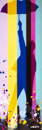 Weather Girl & Weather Man - Matching Edition Set - SOLD by artist Lhouette - Wyecliffe Galleries