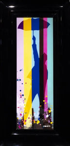 Weather Girl & Weather Man - Matching Edition Set - SOLD by artist Lhouette - Wyecliffe Galleries