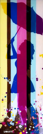 Weather Girl & Weather Man - Matching Edition Set - SOLD by artist Lhouette - Wyecliffe Galleries