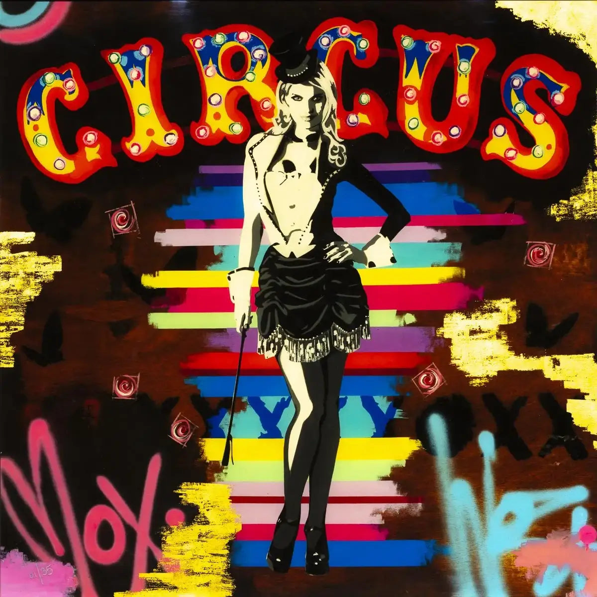 Welcome to the Circus - Edition - SOLD by artist Lhouette - Wyecliffe Galleries