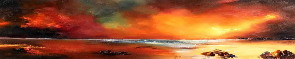Amber Glow - SOLD by artist Lillias Blackie - Wyecliffe Galleries