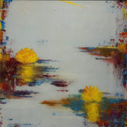 Crimson Lillies - SOLD by artist Linda Charles - Wyecliffe Galleries