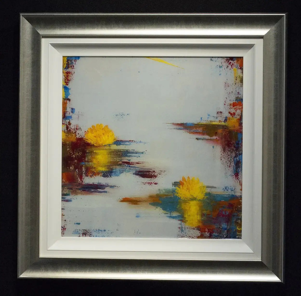 Crimson Lillies - SOLD by artist Linda Charles - Wyecliffe Galleries