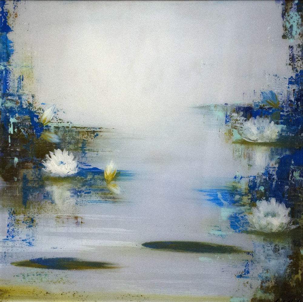 Lilly Blues - SOLD by artist Linda Charles - Wyecliffe Galleries