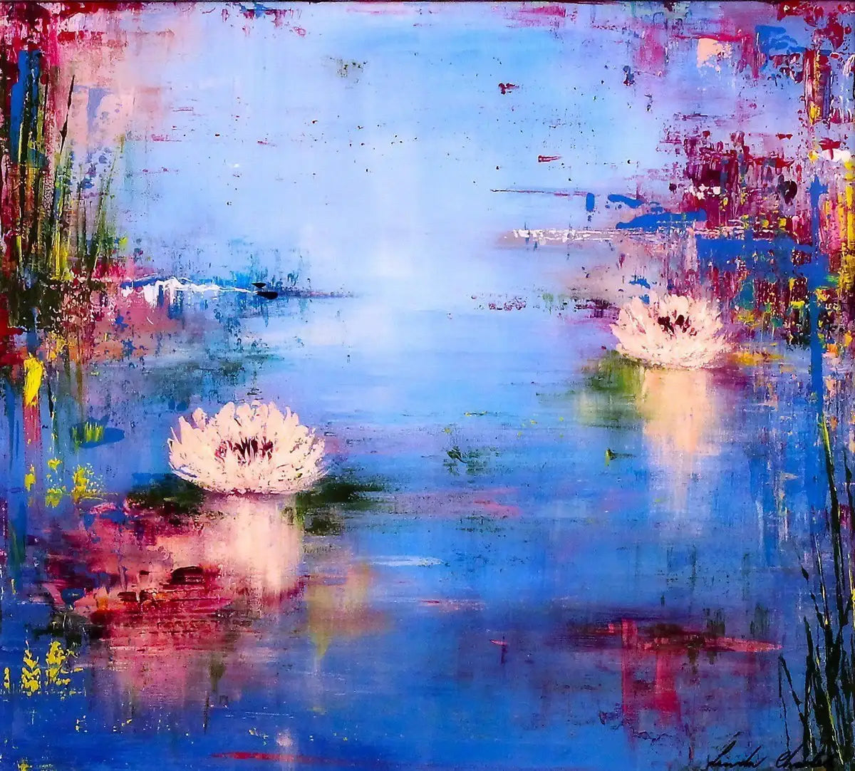 Tranquil Waters - SOLD by artist Linda Charles - Wyecliffe Galleries