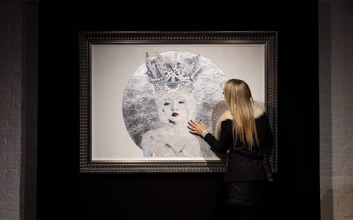 Yūbutsu - Original - SOLD by artist Linda Charles - Wyecliffe Galleries