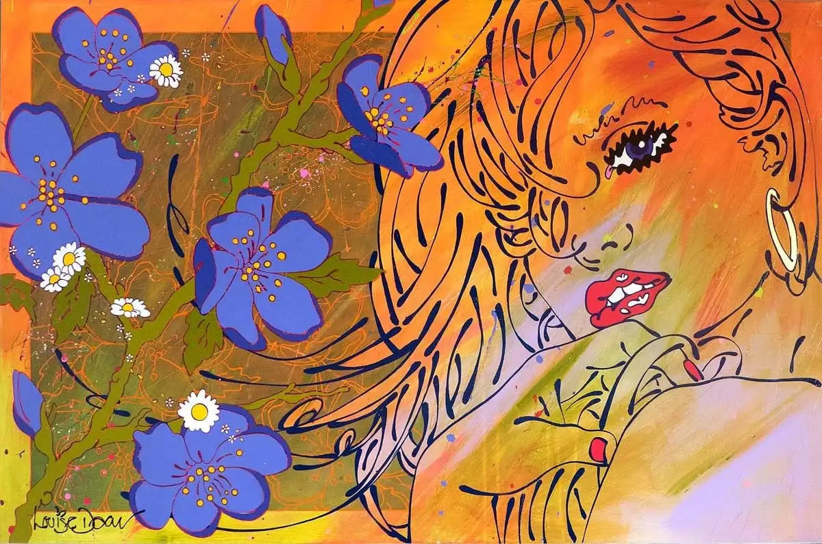 Feeling Amorous (In The Springtime) - SOLD by artist Louise Dear - Wyecliffe Galleries