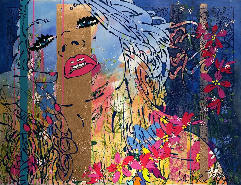 My Summertime (With Molly) - SOLD by artist Louise Dear - Wyecliffe Galleries