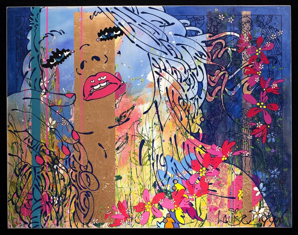 My Summertime (With Molly) - SOLD by artist Louise Dear - Wyecliffe Galleries