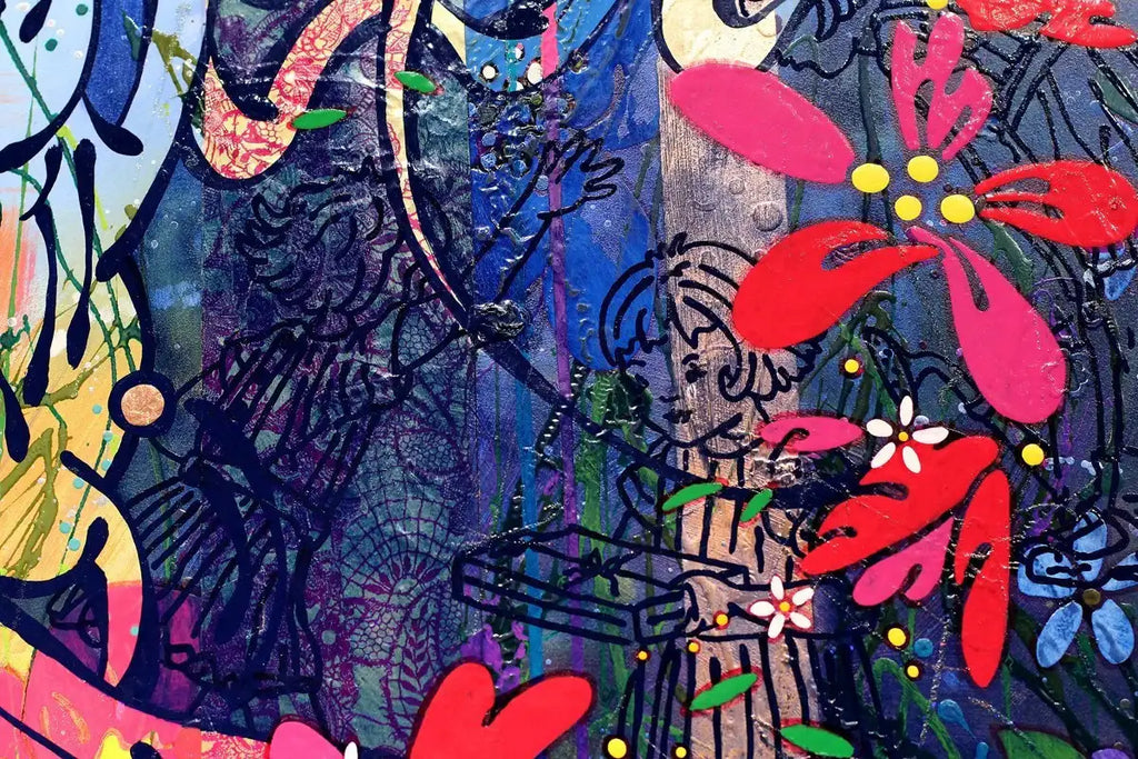 My Summertime (With Molly) - SOLD by artist Louise Dear - Wyecliffe Galleries