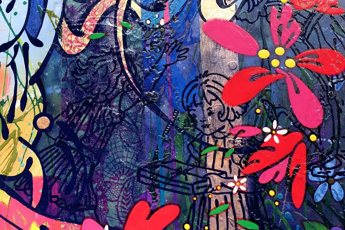 My Summertime (With Molly) - SOLD by artist Louise Dear - Wyecliffe Galleries