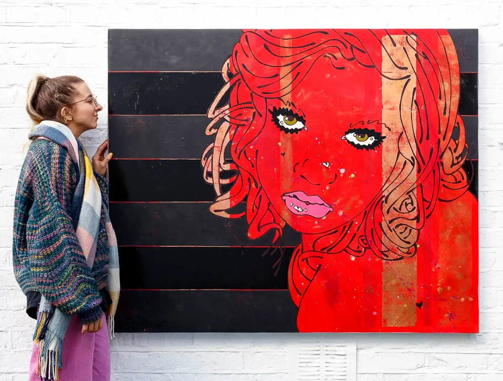 She Likes (Hot) - Original by artist Louise Dear - Wyecliffe Galleries