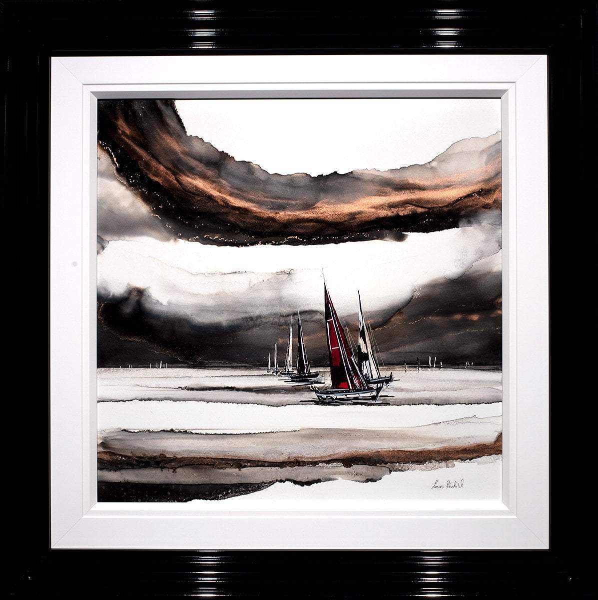 Changing Skies - Original by artist Louise Schofield - Wyecliffe Galleries