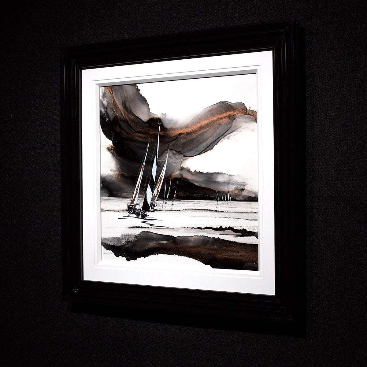 Overcast Sky - Original - SOLD by artist Louise Schofield - Wyecliffe Galleries