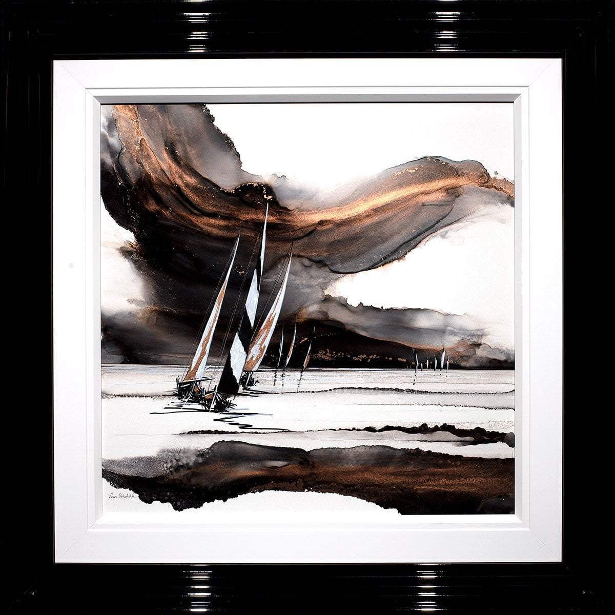 Overcast Sky - Original - SOLD by artist Louise Schofield - Wyecliffe Galleries