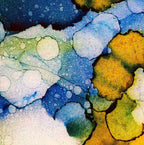 Paradisiacal - Original - SOLD by artist Louise Schofield - Wyecliffe Galleries