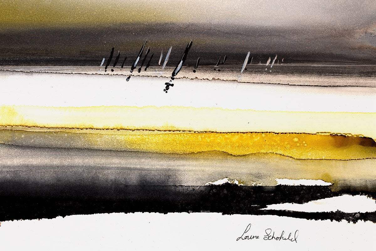 Stormy Skies - Original by artist Louise Schofield - Wyecliffe Galleries