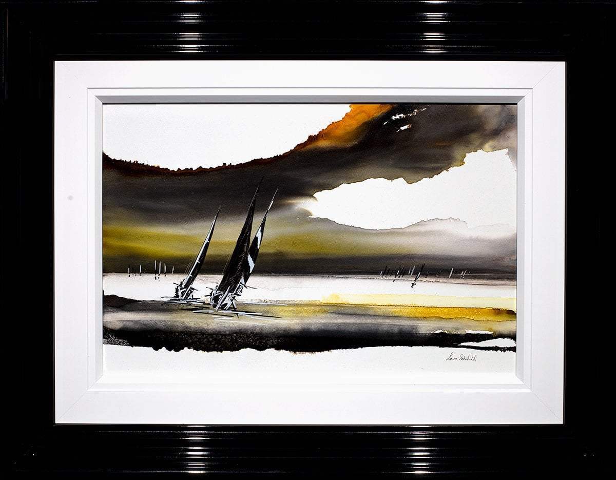 Stormy Skies - Original by artist Louise Schofield - Wyecliffe Galleries