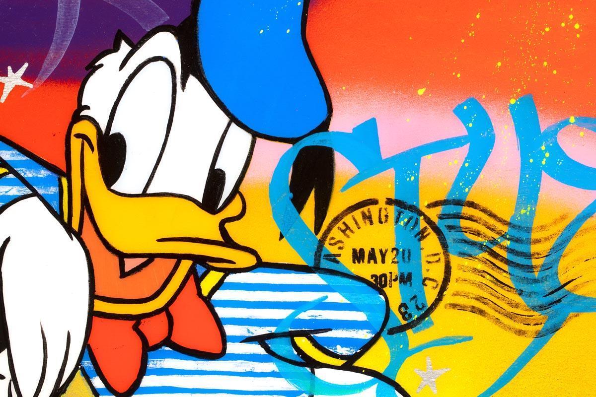 Mickey &amp; Donald Lukey Framed