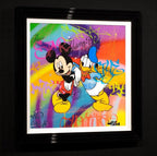 Mickey & Donald - Original - SOLD by artist Lukey - Wyecliffe Galleries