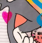 Tom & Jerry - Original - SOLD by artist Lukey - Wyecliffe Galleries