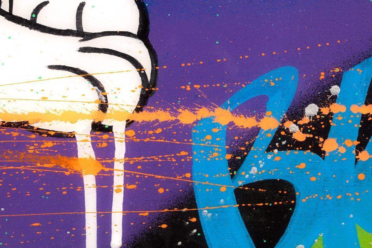 Tom & Jerry - Original - SOLD by artist Lukey - Wyecliffe Galleries