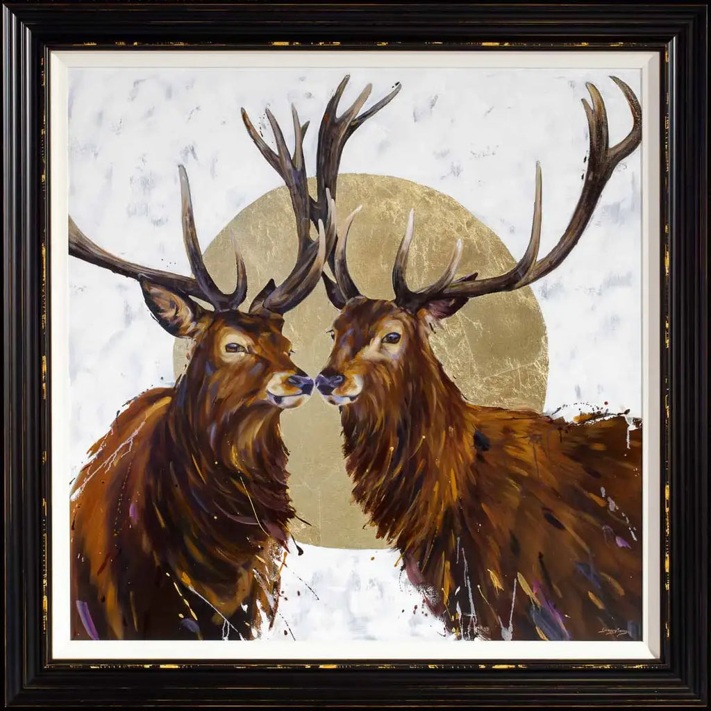 Companions - Original - SOLD by artist Lyndsey Selley - Wyecliffe Galleries