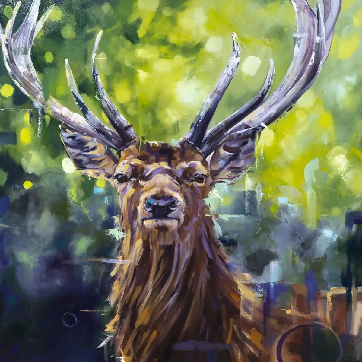 Forest Traveller - Original - SOLD by artist Lyndsey Selley - Wyecliffe Galleries